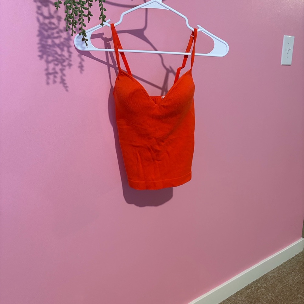 Vibrant Orange Women's Top